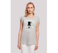 T-Shirt F4NT4STIC "Guns 'n' Roses Whiskey Label Rock Band", Damen, Gr. S, grau (erdgrau), Obermaterial: 100% Baumwolle, regular fit, Rundhals, ohne Bündchen, Shirts T-Shirt, Premium Qualität (12720838