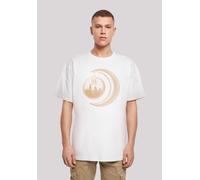 T-Shirt F4NT4STIC "Harry Potter Hogwarts Moon", Damen, Gr. 3XL, weiß, Obermaterial: 100% Baumwolle, oversize, Rundhals, ohne Bündchen, Shirts T-Shirt, Print (75881460-XXXL) weiß