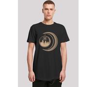 T-Shirt F4NT4STIC "Harry Potter Hogwarts Moon", Damen, Gr. XXL, schwarz, Obermaterial: 100% Baumwolle, regular fit, Rundhals, ohne Bündchen, Shirts T-Shirt, Print (56258932-XXL) schwarz