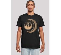 T-Shirt F4NT4STIC "Harry Potter Hogwarts Moon", Herren, Gr. 5XL, schwarz, Obermaterial: 100% Baumwolle, regular fit, Rundhals, ohne Bündchen, Shirts T-Shirt, Print (16017129-5XL) schwarz