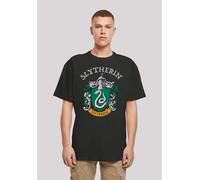 T-Shirt F4NT4STIC "Harry Potter Slytherin Crest", Damen, Gr. S, schwarz, Obermaterial: 100% Baumwolle, oversize, Rundhals, ohne Bündchen, Shirts T-Shirt, Print (52941109-S) schwarz