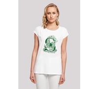 T-Shirt F4NT4STIC "Harry Potter Slytherin Glitter", Damen, Gr. L, weiß, Obermaterial: 100% Baumwolle, regular fit, Rundhals, ohne Bündchen, Shirts T-Shirt, Damen,Premium Merch,Regular-Fit,Kurze Ärmel,