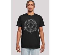 T-Shirt F4NT4STIC "Harry Potter Slytherin Seal", Damen, Gr. L, schwarz, Obermaterial: 100% Baumwolle, regular fit, Rundhals, ohne Bündchen, Shirts T-Shirt, Print (36352461-L) schwarz