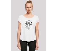 T-Shirt F4NT4STIC "Janis Joplin Sketch", Damen, Gr. 4XL, weiß, Obermaterial: 100% Baumwolle, regular fit, Rundhals, ohne Bündchen, Shirts T-Shirt, Damen,Premium Merch,Lang,Longshirt,Bandshirt (8127736