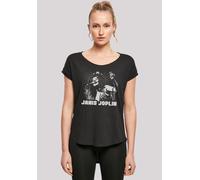T-Shirt F4NT4STIC "Janis Joplin Spiritual Mono'", Damen, Gr. XXL, schwarz, Obermaterial: 100% Baumwolle, regular fit, Rundhals, ohne Bündchen, Shirts T-Shirt, Print (30114825-XXL) schwarz