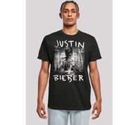 T-Shirt F4NT4STIC "Justin Bieber Purpose Album Cover", Herren, Gr. 4XL, schwarz, Obermaterial: 100% Baumwolle, regular fit, Rundhals, ohne Bündchen, Shirts T-Shirt, Premium Qualität, Musik, By Rock Of