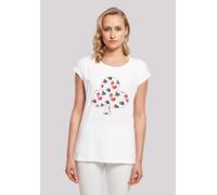 T-Shirt F4NT4STIC "Kartenspiel Kreuz Herz Karo Pik Poker", Damen, Gr. XS, weiß, Obermaterial: 100% Baumwolle, regular fit, Rundhals, ohne Bündchen, Shirts T-Shirt, Print (71737267-XS) weiß