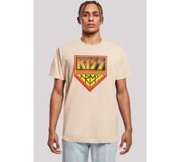 T-Shirt F4NT4STIC "Kiss Army Logo", Herren, Gr. XXL, beige (sand), Obermaterial: 100% Baumwolle, regular fit, Rundhals, ohne Bündchen, Shirts T-Shirt, Premium Qualität (60534502-XXL) sand