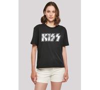 T-Shirt F4NT4STIC "Kiss Rock Band Vintage Logo", Damen, Gr. 3XL, schwarz, Obermaterial: 100% Baumwolle, oversize, Rundhals, ohne Bündchen, Shirts T-Shirt, Premium Qualität, Musik, By Rock Off (7363483