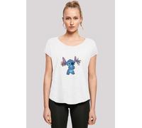 T-Shirt F4NT4STIC "Lilo And Stitch Little Devils", Damen, Gr. 5XL, weiß, Obermaterial: 100% Baumwolle, regular fit, Rundhals, ohne Bündchen, Shirts T-Shirt, Print (54028729-5XL) weiß