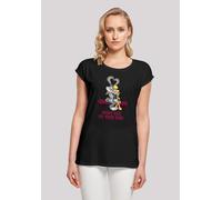 T-Shirt F4NT4STIC "Looney Tunes Bugs And Lola Valentine's Cuddle", Damen, Gr. 4XL, schwarz, Obermaterial: 100% Baumwolle, regular fit, Rundhals, ohne Bündchen, Shirts T-Shirt, Print (26860520-4XL) sch