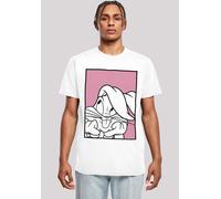 T-Shirt F4NT4STIC "Looney Tunes Bugs Bunny Adore", Herren, Gr. 5XL, weiß, Obermaterial: 100% Baumwolle, regular fit, Rundhals, ohne Bündchen, Shirts T-Shirt, Print (58597117-5XL) weiß