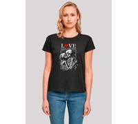 T-Shirt F4NT4STIC "Love is all you need", Damen, Gr. S, schwarz, Obermaterial: 100% Baumwolle, oversize, Rundhals, ohne Bündchen, Shirts T-Shirt, Premium Qualität (60166065-S) schwarz