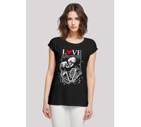 T-Shirt F4NT4STIC "Love is all you need", Damen, Gr. XS, schwarz, Obermaterial: 100% Baumwolle, regular fit, Rundhals, ohne Bündchen, Shirts T-Shirt, Premium Qualität (70712756-XS) schwarz