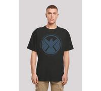 T-Shirt F4NT4STIC "Marvel Avengers Agent Of SHIELD", Damen, Gr. L, schwarz, Obermaterial: 100% Baumwolle, oversize, Rundhals, ohne Bündchen, Shirts T-Shirt, Print (54955226-L) schwarz