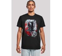 T-Shirt F4NT4STIC "Marvel Avengers Endgame Ant-Man Brushed", Damen, Gr. XL, schwarz, Obermaterial: 100% Baumwolle, regular fit, Rundhals, ohne Bündchen, Shirts T-Shirt, Herren,Premium Merch,Regular-Fi