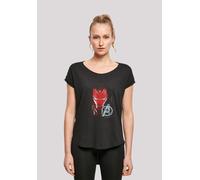 T-Shirt F4NT4STIC "Marvel Avengers Endgame Iron Man", Damen, Gr. XXL, schwarz, Obermaterial: 100% Baumwolle, regular fit, Rundhals, ohne Bündchen, Shirts T-Shirt, Damen,Premium Merch,Lang,Longshirt,Lo