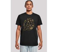 T-Shirt F4NT4STIC "Marvel Avengers Infinity War Marvel Logo", Damen, Gr. 3XL, schwarz, Obermaterial: 100% Baumwolle, regular fit, Rundhals, ohne Bündchen, Shirts T-Shirt, Herren,Premium Merch,Regular-