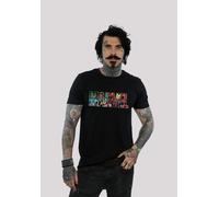 T-Shirt F4NT4STIC "Marvel Avengers Logo", Damen, Gr. 4XL, schwarz, Obermaterial: 100% Baumwolle, regular fit, Rundhals, ohne Bündchen, Shirts T-Shirt, Herren,Premium Merch,Regular-Fit,Basic,Logo Print