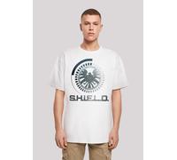T-Shirt F4NT4STIC "Marvel Avengers Shield Circuits", Damen, Gr. 3XL, weiß, Obermaterial: 100% Baumwolle, oversize, Rundhals, ohne Bündchen, Shirts T-Shirt, Print (81114406-XXXL) weiß