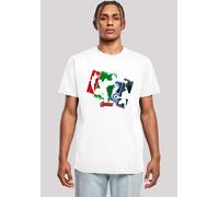 T-Shirt F4NT4STIC "'Marvel Avengers Team Punch Out'", Damen, Gr. 5XL, weiß, Obermaterial: 100% Baumwolle, regular fit, Rundhals, ohne Bündchen, Shirts T-Shirt, Print (56782604-5XL) weiß