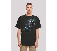T-Shirt F4NT4STIC "Marvel Black Panther Wild Sillhouette", Damen, Gr. 4XL, schwarz, Obermaterial: 100% Baumwolle, oversize, Rundhals, ohne Bündchen, Shirts T-Shirt, Print (69132125-4XL) schwarz