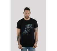 T-Shirt F4NT4STIC "Marvel Black Panther Wild Sillhouette", Herren, Gr. S, schwarz, Obermaterial: 100% Baumwolle, regular fit, Rundhals, ohne Bündchen, Shirts T-Shirt, Print (29561823-S) schwarz