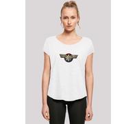 T-Shirt F4NT4STIC "Marvel Captain Marvel Chest Emblem", Damen, Gr. 5XL, weiß, Obermaterial: 100% Baumwolle, regular fit, Rundhals, ohne Bündchen, Shirts T-Shirt, Print (65659734-5XL) weiß