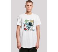 T-Shirt F4NT4STIC "Marvel Christmas Black Widow", Herren, Gr. XL, weiß, Obermaterial: 100% Baumwolle, regular fit, Rundhals, ohne Bündchen, Shirts T-Shirt, Print (60303602-XL) weiß