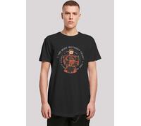 T-Shirt F4NT4STIC "Marvel Daredevil Spiral", Damen, Gr. XS, schwarz, Obermaterial: 100% Baumwolle, regular fit, Rundhals, ohne Bündchen, Shirts T-Shirt, Herren,Premium Merch,Lang,Longshirt,Logo Print 