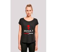 T-Shirt F4NT4STIC "Marvel Deadpool Insult Loading", Damen, Gr. L, schwarz, Obermaterial: 100% Baumwolle, regular fit, Rundhals, ohne Bündchen, Shirts T-Shirt, Print (93452858-L) schwarz