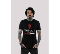 T-Shirt F4NT4STIC "Marvel Deadpool Insult Loading", Damen, Gr. XXL, schwarz, Obermaterial: 100% Baumwolle, regular fit, Rundhals, ohne Bündchen, Shirts T-Shirt, Print (45563354-XXL) schwarz