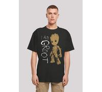 T-Shirt F4NT4STIC "Marvel Guardians of the Galaxy Groot", Damen, Gr. 3XL, schwarz, Obermaterial: 100% Baumwolle, oversize, Rundhals, ohne Bündchen, Shirts T-Shirt, Print (17379861-XXXL) schwarz