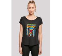T-Shirt F4NT4STIC "Marvel Iron Man Cover", Damen, Gr. 4XL, schwarz, Obermaterial: 100% Baumwolle, regular fit, Rundhals, ohne Bündchen, Shirts T-Shirt, Damen,Premium Merch,Lang,Longshirt,Logo Print (3