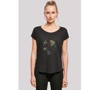 T-Shirt F4NT4STIC "Marvel Punisher Skull", Damen, Gr. L, schwarz, Obermaterial: 100% Baumwolle, regular fit, Rundhals, ohne Bündchen, Shirts T-Shirt, Print (89224969-L) schwarz