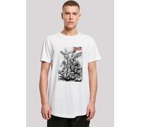 T-Shirt F4NT4STIC "Marvel Superhelden Avengers Assemble Team Sketch'", Damen, Gr. XS, weiß, Obermaterial: 100% Baumwolle, regular fit, Rundhals, ohne Bündchen, Shirts T-Shirt, Print (49787307-XS) weiß
