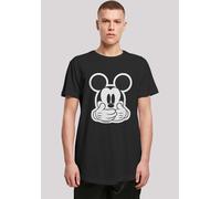 T-Shirt F4NT4STIC "Micky Maus Don’t Speak", Herren, Gr. M, schwarz, Obermaterial: 100% Baumwolle, regular fit, Rundhals, ohne Bündchen, Shirts T-Shirt, Print (61527016-M) schwarz