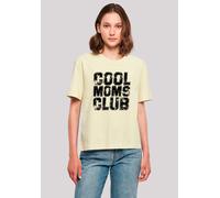 T-Shirt F4NT4STIC "Mothers Day Love Statement Trendy Slogan", Damen, Gr. S, gelb (softgelb), Obermaterial: 100% Baumwolle, oversize, Rundhals, ohne Bündchen, Shirts T-Shirt, Premium Qualität (99887924