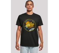 T-Shirt F4NT4STIC "NASA Apollo 13 Mission Badge Distressed", Herren, Gr. M, schwarz, Obermaterial: 100% Baumwolle, regular fit, Rundhals, ohne Bündchen, Shirts T-Shirt, Premium Qualität (40000758-M) s