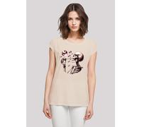 T-Shirt F4NT4STIC "Niedliches Goth Skelett Herz Seifenblasen", Damen, Gr. M, sandweiß, Obermaterial: 100% Baumwolle, regular fit, Rundhals, ohne Bündchen, Shirts T-Shirt, Premium Qualität (44318959-M)