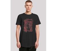 T-Shirt F4NT4STIC "Nightmare On Elm Street Freddy Silhouette", Damen, Gr. M, schwarz, Obermaterial: 100% Baumwolle, regular fit, Rundhals, ohne Bündchen, Shirts T-Shirt, Herren,Premium Merch,Lang,Long