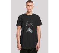 T-Shirt F4NT4STIC "Nightmare On Elm Street Freddy Vs Jason", Herren, Gr. M, schwarz, Obermaterial: 100% Baumwolle, regular fit, Rundhals, ohne Bündchen, Shirts T-Shirt, Herren,Premium Merch,Lang,Longs