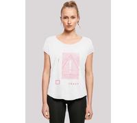 T-Shirt F4NT4STIC "Panic At The Disco Turn Up The Crazy", Damen, Gr. 4XL, weiß, Obermaterial: 100% Baumwolle, regular fit, Rundhals, ohne Bündchen, Shirts, Premium Qualität (23440352-4XL) weiß