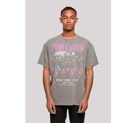 T-Shirt F4NT4STIC "Pink Floyd Oversize T-Shirt", Herren, Gr. XL, grau (asphalt), Obermaterial: 100% Baumwolle, oversize, Rundhals, ohne Bündchen, Shirts T-Shirt, Print (86574046-XL) asphalt