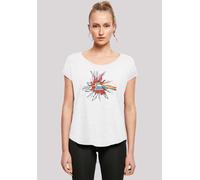 T-Shirt F4NT4STIC "Pink Floyd Pop Art Prism", Damen, Gr. 4XL, weiß, Obermaterial: 100% Baumwolle, regular fit, Rundhals, ohne Bündchen, Shirts T-Shirt, Print (14195312-4XL) weiß