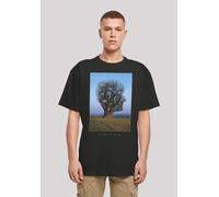 T-Shirt F4NT4STIC "Pink Floyd Tree Head", Damen, Gr. M, schwarz, Obermaterial: 100% Baumwolle, oversize, Rundhals, ohne Bündchen, Shirts T-Shirt, Print (30609164-M) schwarz