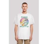 T-Shirt F4NT4STIC "Pink Floyd Wish You Were Here Rock Band Album", Damen, Gr. XL, weiß, Obermaterial: 100% Baumwolle, oversize, Rundhals, ohne Bündchen, Shirts T-Shirt, Print (77726923-XL) weiß