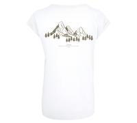 T-Shirt F4NT4STIC "PLUS SIZE Mountain Berge", Damen, Gr. 5XL, weiß, Obermaterial: 100% Baumwolle, regular fit, Rundhals, ohne Bündchen, Shirts T-Shirt, Print (98419043-5XL) weiß