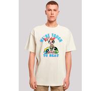 T-Shirt F4NT4STIC "Powerpuff Girls Tough To Beat", Herren, Gr. M, beige (sand), Obermaterial: 100% Baumwolle, oversize, Rundhals, ohne Bündchen, Shirts, Premium Qualität (28899236-M) sand