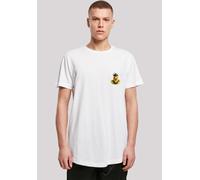 T-Shirt F4NT4STIC "Rubber Duck Captain Long", Damen, Gr. 4XL, weiß, Obermaterial: 100% Baumwolle, regular fit, Rundhals, ohne Bündchen, Shirts T-Shirt, Print (78669150-4XL) weiß